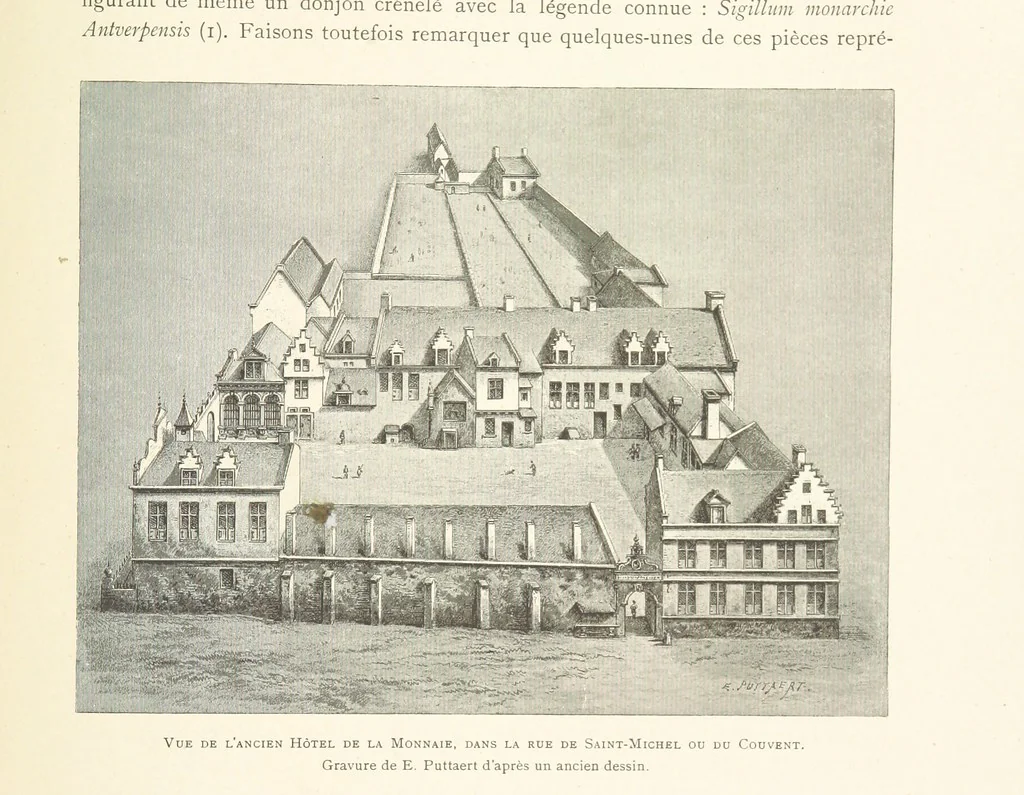 An illustration from Anvers à travers les âges, 1887, leaf 371