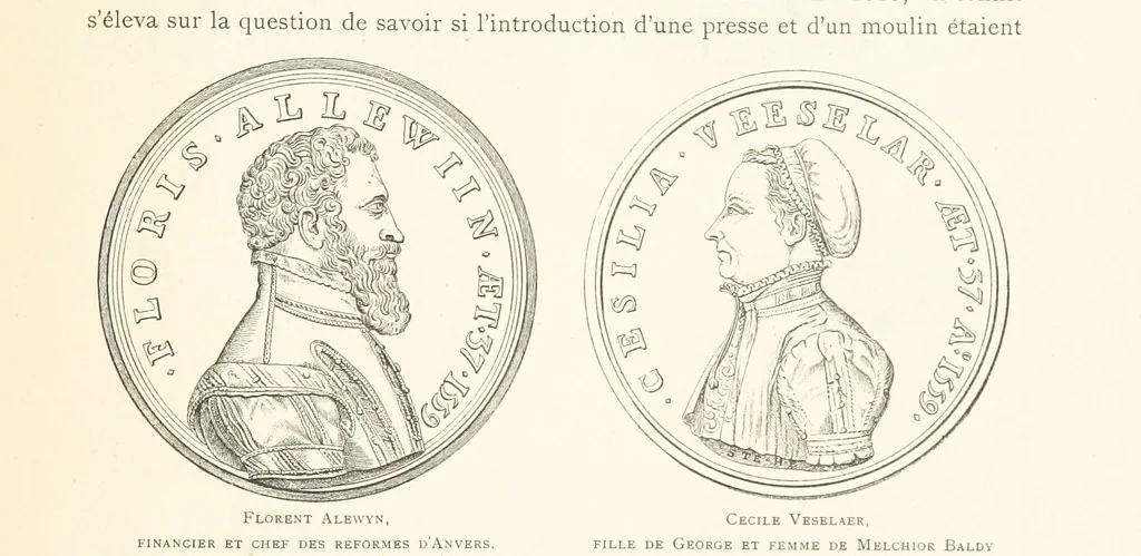 An illustration from Anvers à travers les âges, 1887, leaf 377