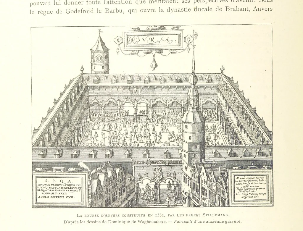 An illustration from Anvers à travers les âges, 1887, leaf 398
