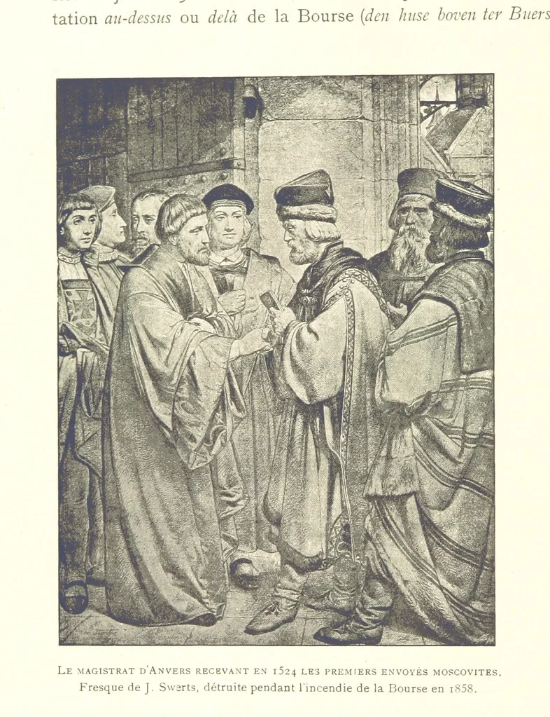 An illustration from Anvers à travers les âges, 1887, leaf 402