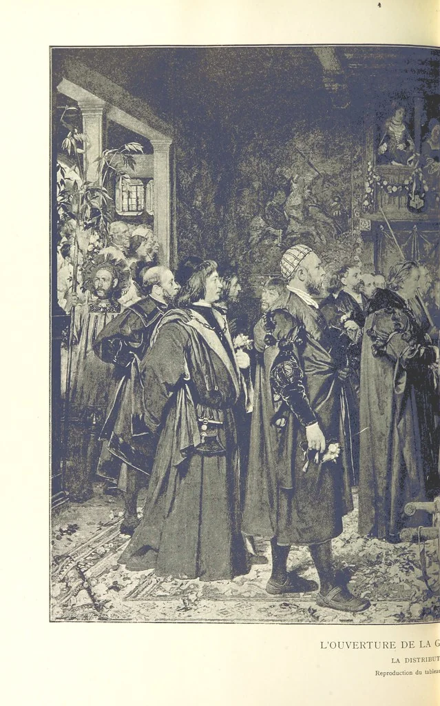 An illustration from Anvers à travers les âges, 1887, leaf 404