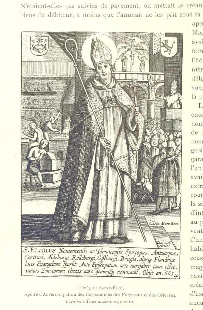 An illustration from Anvers à travers les âges, 1887, leaf 410