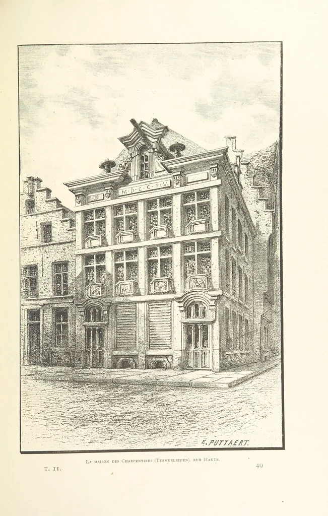 An illustration from Anvers à travers les âges, 1887, leaf 415