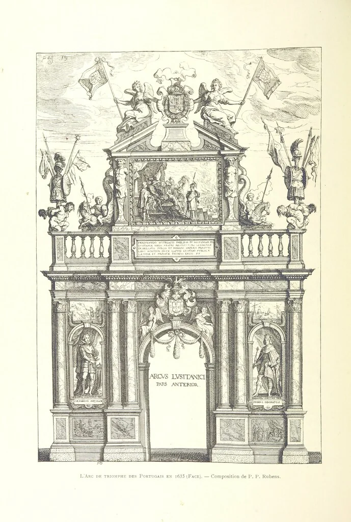 An illustration from Anvers à travers les âges, 1887, leaf 422