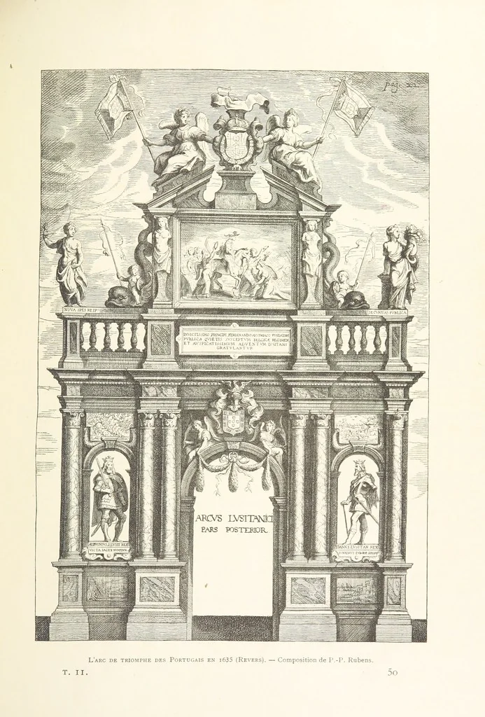 An illustration from Anvers à travers les âges, 1887, leaf 423