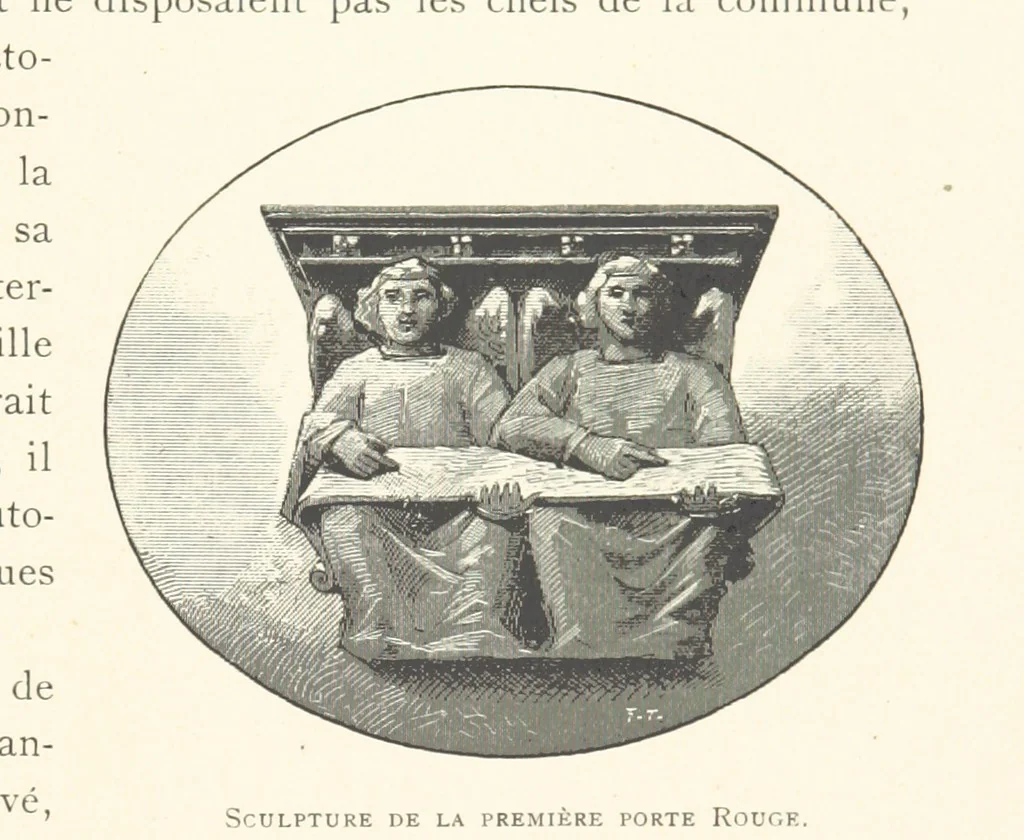 An illustration from Anvers à travers les âges, 1887, leaf 43