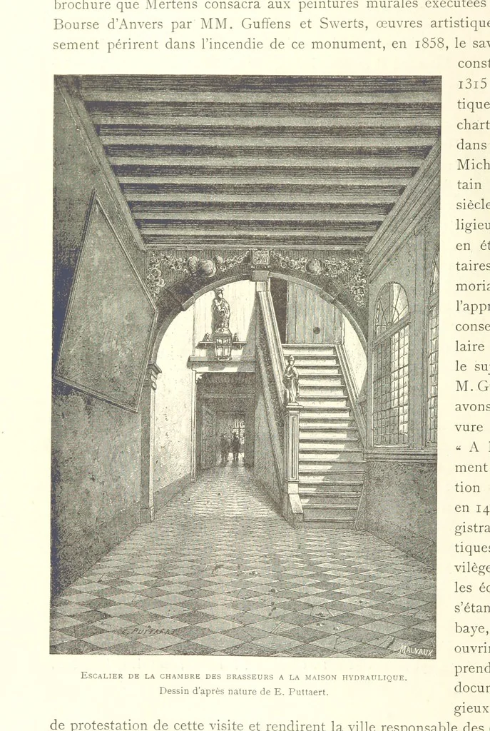 An illustration from Anvers à travers les âges, 1887, leaf 430