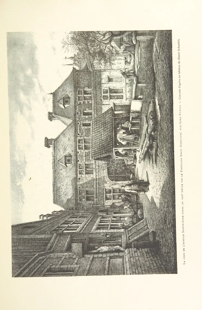 An illustration from Anvers à travers les âges, 1887, leaf 435