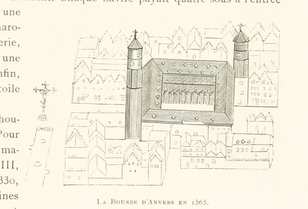 An illustration from Anvers à travers les âges, 1887, leaf 437