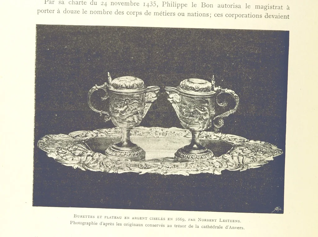 An illustration from Anvers à travers les âges, 1887, leaf 450