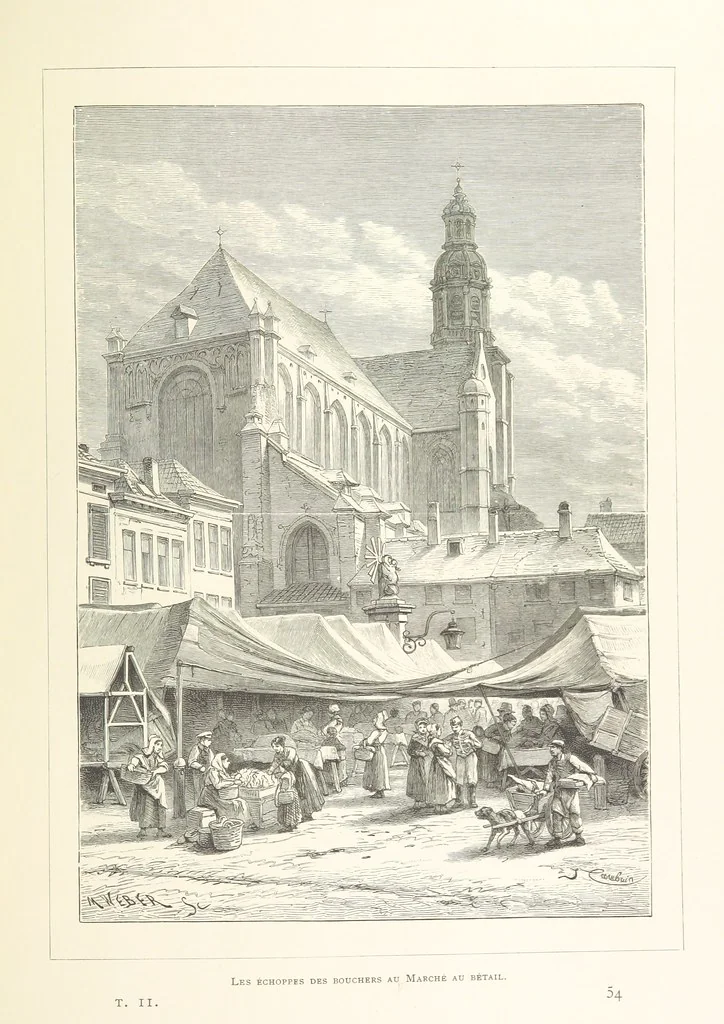 An illustration from Anvers à travers les âges, 1887, leaf 455