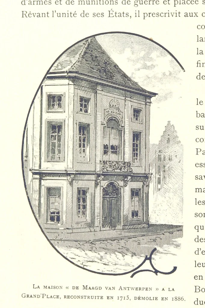 An illustration from Anvers à travers les âges, 1887, leaf 460