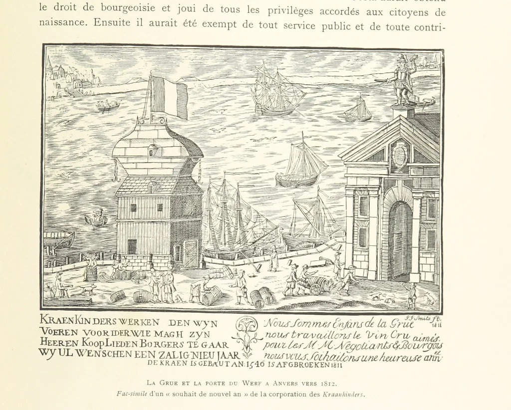 An illustration from Anvers à travers les âges, 1887, leaf 471