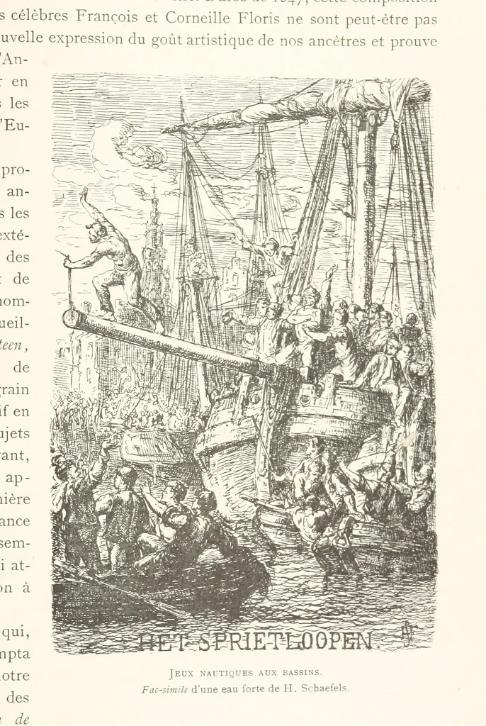 An illustration from Anvers à travers les âges, 1887, leaf 495
