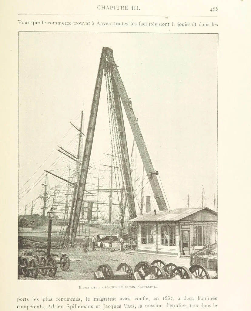 An illustration from Anvers à travers les âges, 1887, leaf 519