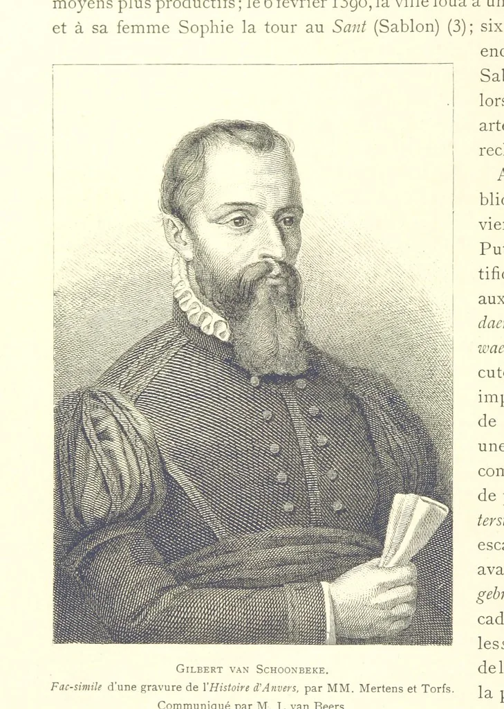 An illustration from Anvers à travers les âges, 1887, leaf 52