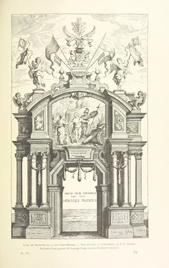 An illustration from Anvers à travers les âges, 1887, leaf 535