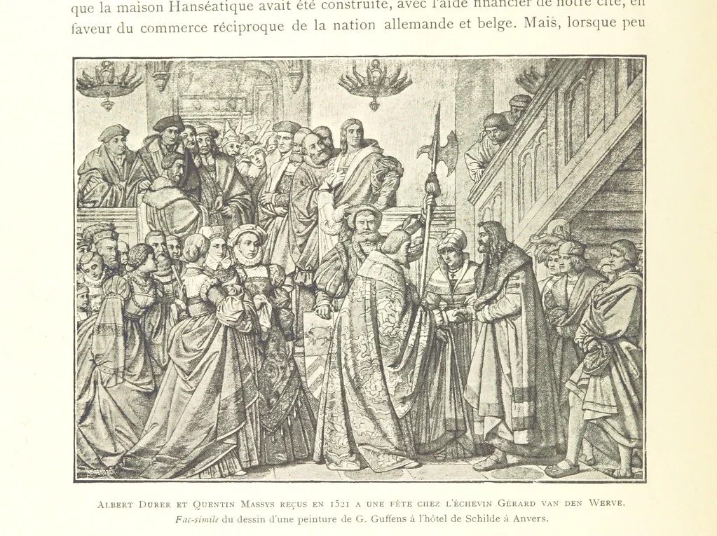 An illustration from Anvers à travers les âges, 1887, leaf 550