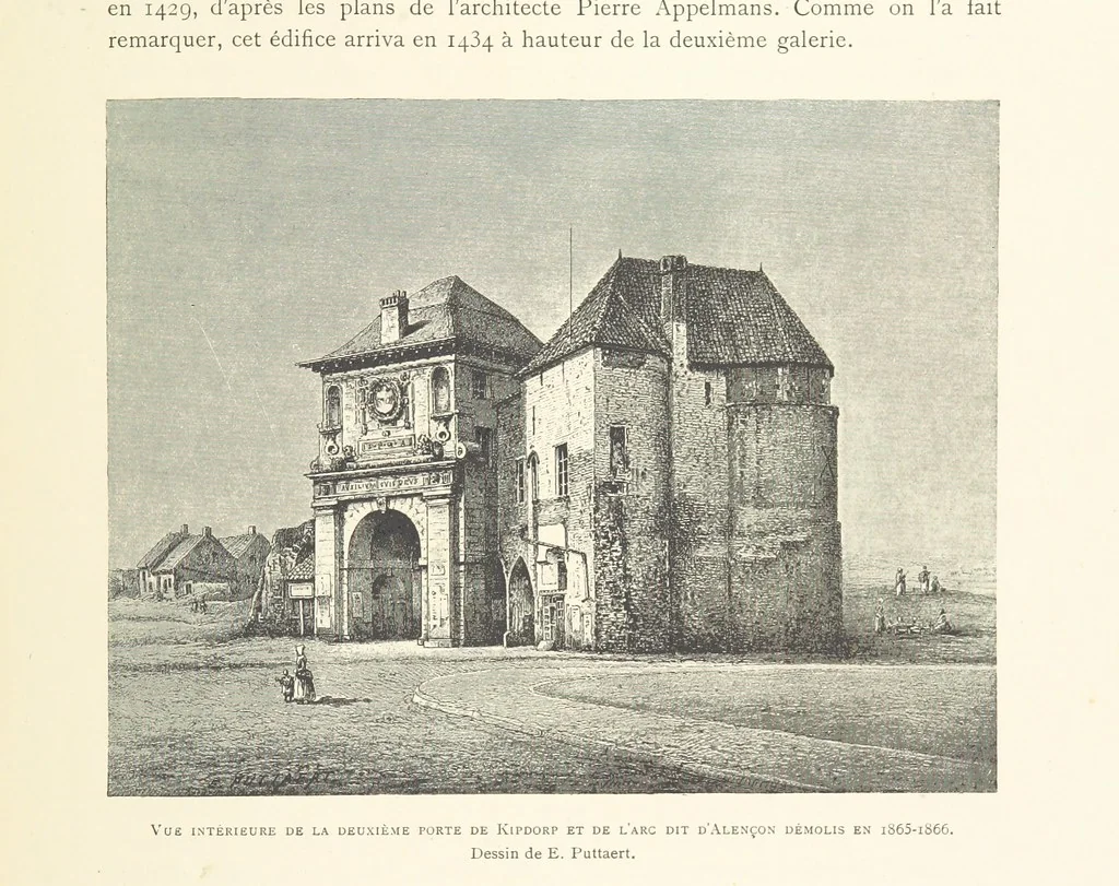 An illustration from Anvers à travers les âges, 1887, leaf 57