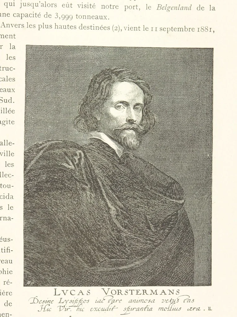 An illustration from Anvers à travers les âges, 1887, leaf 587