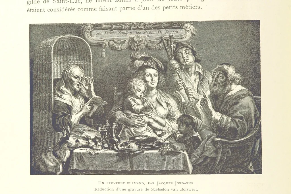 An illustration from Anvers à travers les âges, 1887, leaf 598