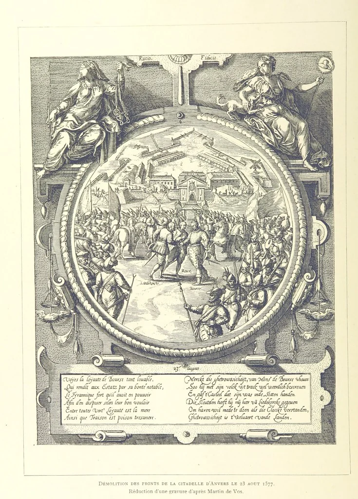 An illustration from Anvers à travers les âges, 1887, leaf 60