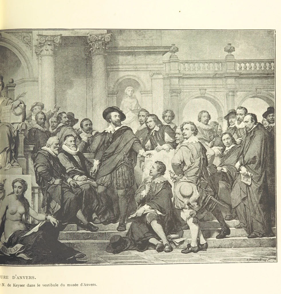 An illustration from Anvers à travers les âges, 1887, leaf 609