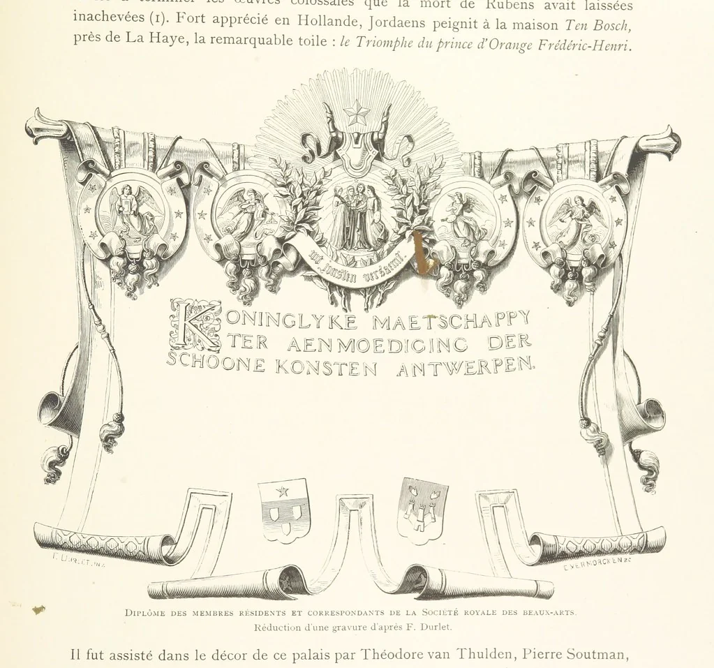 An illustration from Anvers à travers les âges, 1887, leaf 631