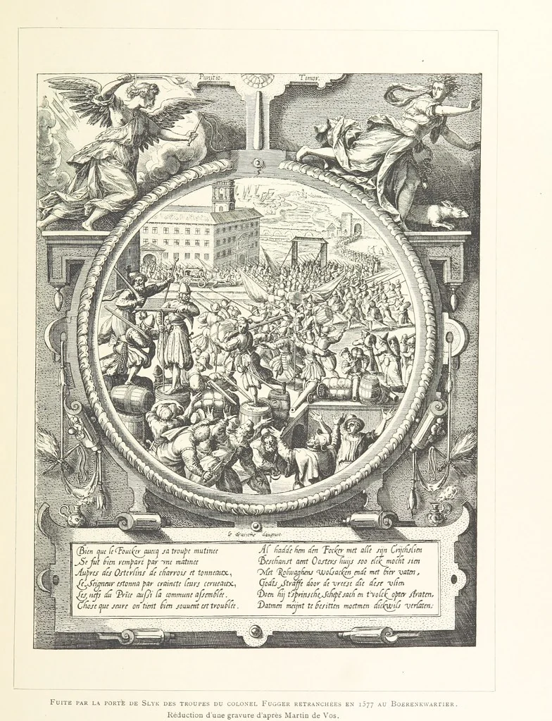 An illustration from Anvers à travers les âges, 1887, leaf 65