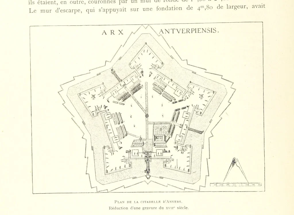 An illustration from Anvers à travers les âges, 1887, leaf 68