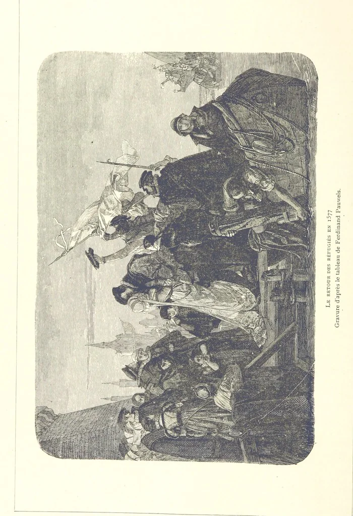 An illustration from Anvers à travers les âges, 1887, leaf 72