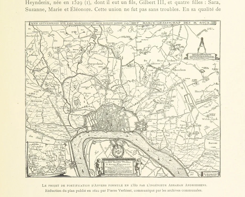An illustration from Anvers à travers les âges, 1887, leaf 73