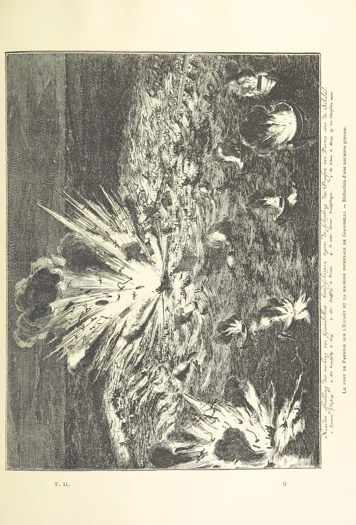 An illustration from Anvers à travers les âges, 1887, leaf 77