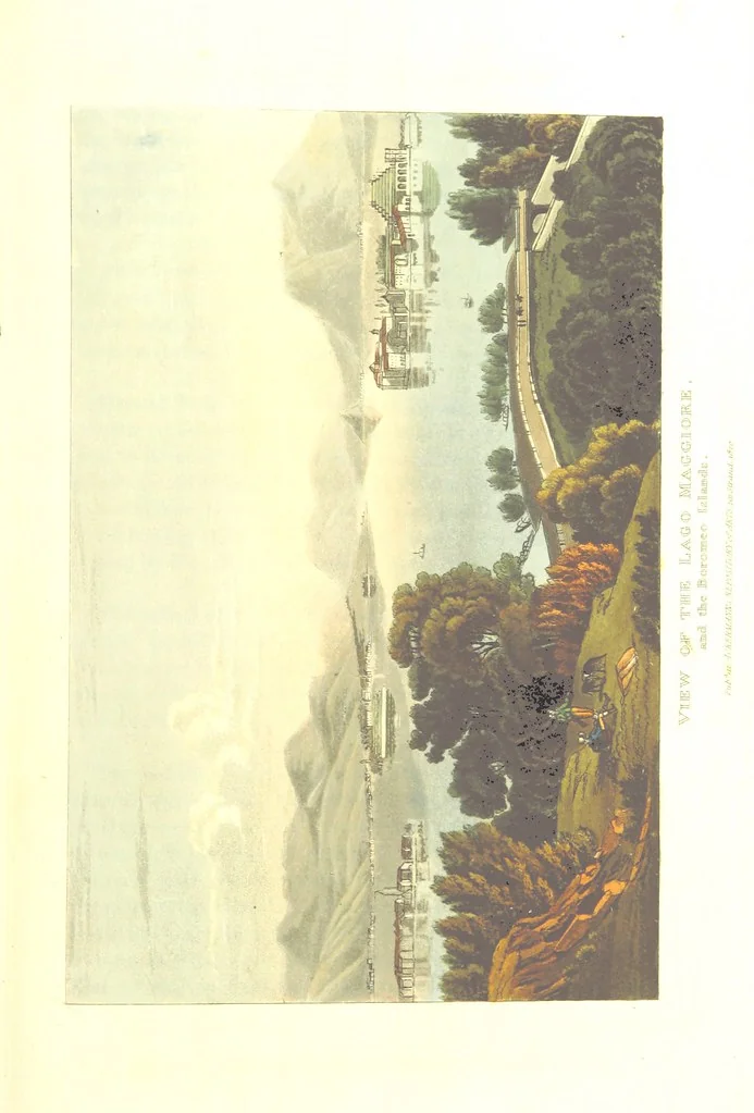 An illustration from Picturesque Tour from Geneva to Milan, by way of the Simplon: illustrated with thirty six coloured views ... engraved from designs by J. and J. [or rather, G. and G.] Lory ... and accompanied with particulars historical and descriptive by Frederic Schoberl. [With a map, 1820, leaf 191
