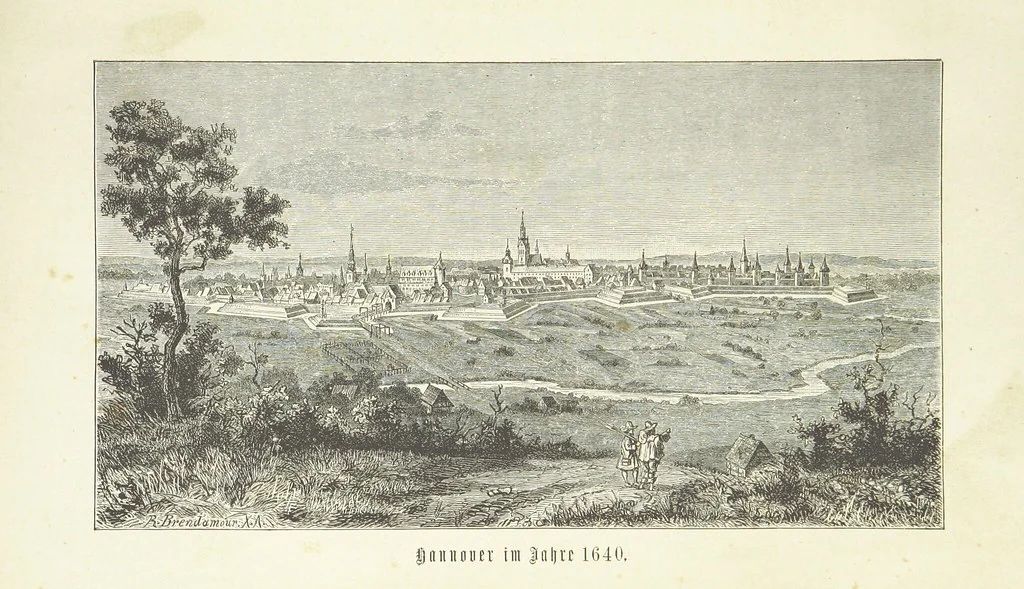 An illustration from Vaterländische Geschichten und Denkwürdigkeiten der Vorzeit der Lande Braunschweig und Hannover ... Zweite Auflage, vollständig umgearbeitet und vermehrt von F. Spehr, etc, 1881, leaf 10
