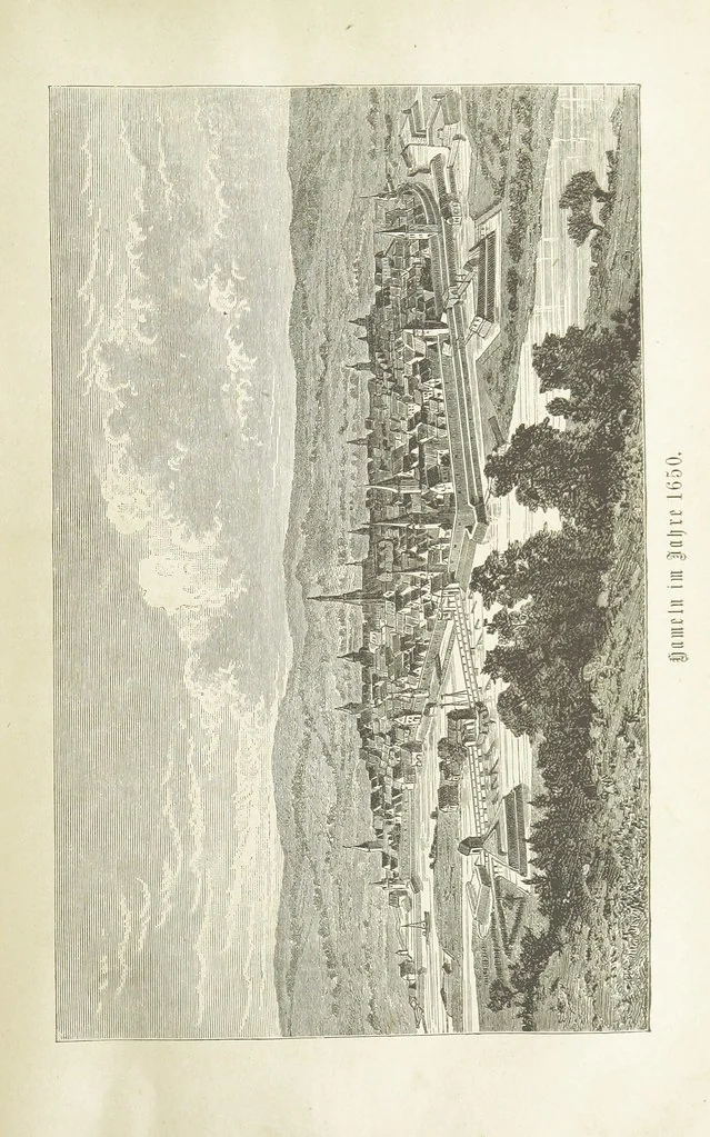 An illustration from Vaterländische Geschichten und Denkwürdigkeiten der Vorzeit der Lande Braunschweig und Hannover ... Zweite Auflage, vollständig umgearbeitet und vermehrt von F. Spehr, etc, 1881, leaf 121