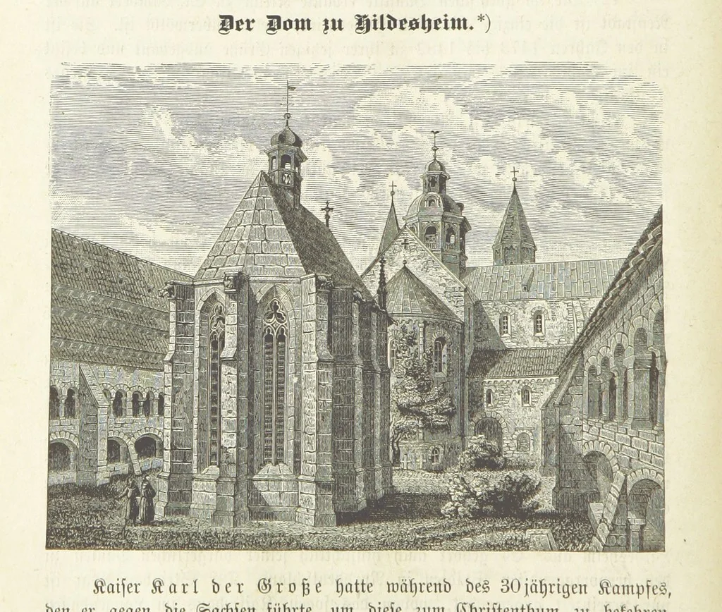 An illustration from Vaterländische Geschichten und Denkwürdigkeiten der Vorzeit der Lande Braunschweig und Hannover ... Zweite Auflage, vollständig umgearbeitet und vermehrt von F. Spehr, etc, 1881, leaf 142