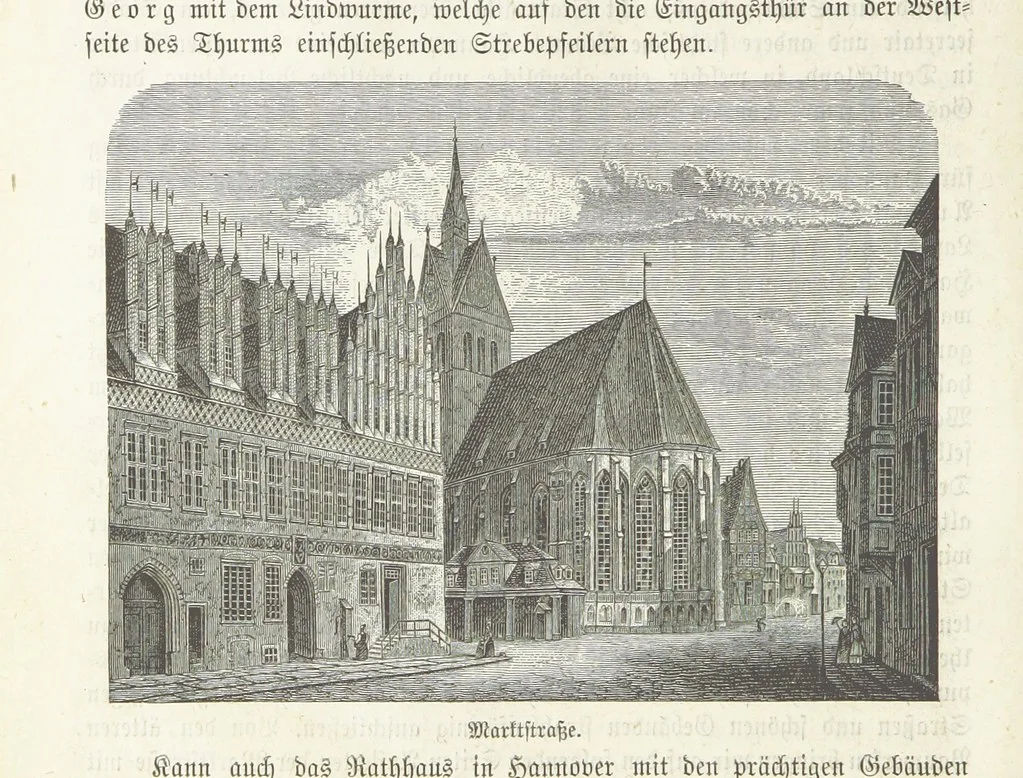 An illustration from Vaterländische Geschichten und Denkwürdigkeiten der Vorzeit der Lande Braunschweig und Hannover ... Zweite Auflage, vollständig umgearbeitet und vermehrt von F. Spehr, etc, 1881, leaf 26