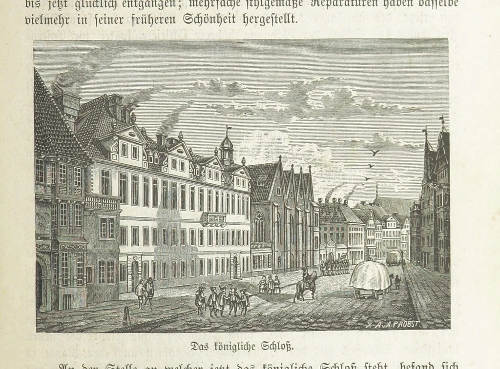 An illustration from Vaterländische Geschichten und Denkwürdigkeiten der Vorzeit der Lande Braunschweig und Hannover ... Zweite Auflage, vollständig umgearbeitet und vermehrt von F. Spehr, etc, 1881, leaf 27