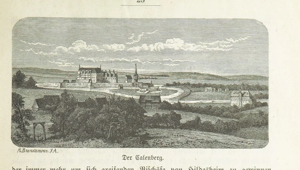 An illustration from Vaterländische Geschichten und Denkwürdigkeiten der Vorzeit der Lande Braunschweig und Hannover ... Zweite Auflage, vollständig umgearbeitet und vermehrt von F. Spehr, etc, 1881, leaf 35