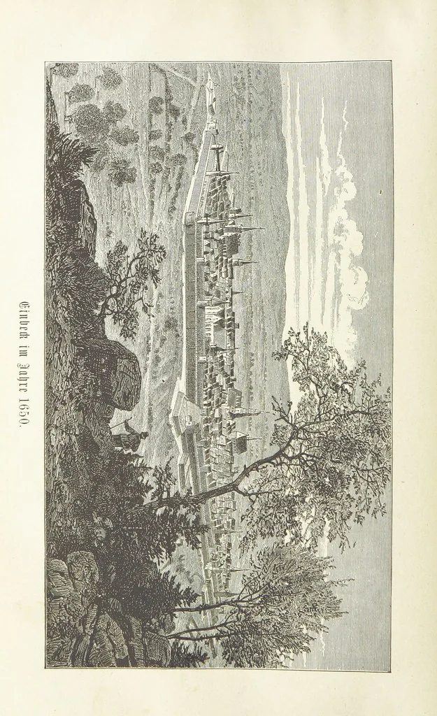 An illustration from Vaterländische Geschichten und Denkwürdigkeiten der Vorzeit der Lande Braunschweig und Hannover ... Zweite Auflage, vollständig umgearbeitet und vermehrt von F. Spehr, etc, 1881, leaf 406