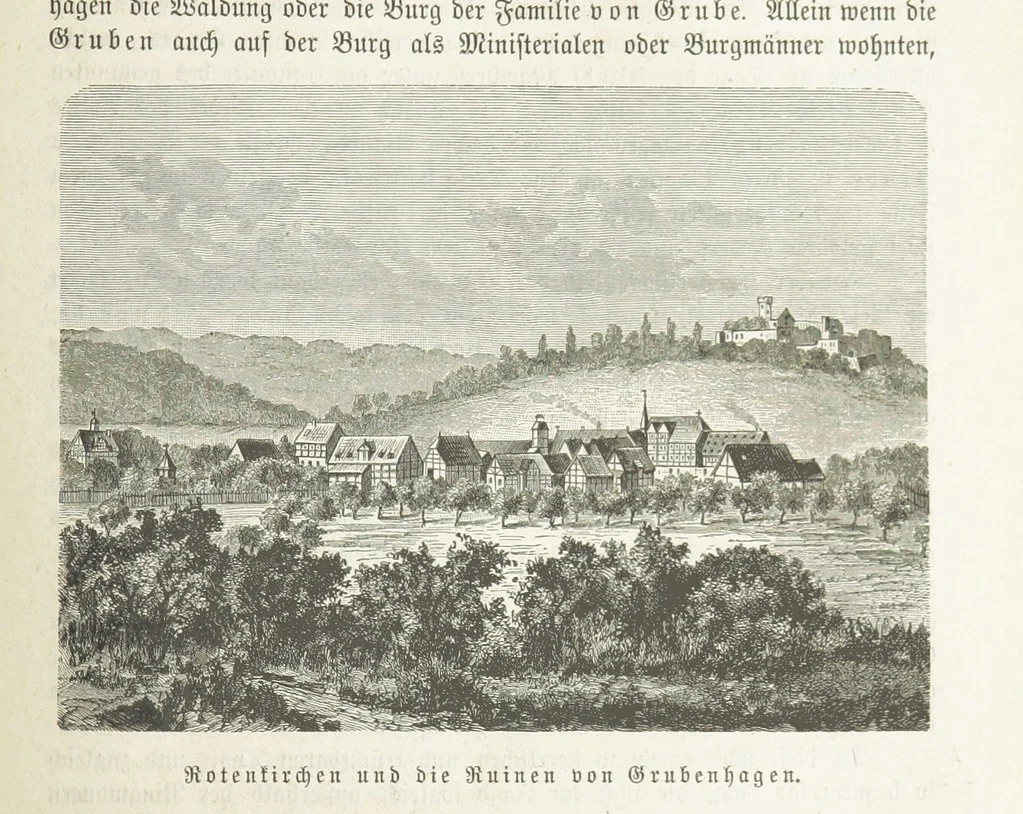 An illustration from Vaterländische Geschichten und Denkwürdigkeiten der Vorzeit der Lande Braunschweig und Hannover ... Zweite Auflage, vollständig umgearbeitet und vermehrt von F. Spehr, etc, 1881, leaf 419