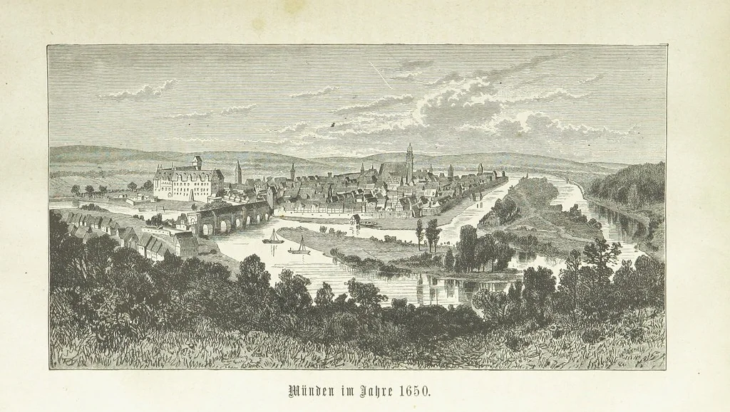 An illustration from Vaterländische Geschichten und Denkwürdigkeiten der Vorzeit der Lande Braunschweig und Hannover ... Zweite Auflage, vollständig umgearbeitet und vermehrt von F. Spehr, etc, 1881, leaf 477