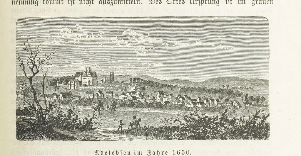 An illustration from Vaterländische Geschichten und Denkwürdigkeiten der Vorzeit der Lande Braunschweig und Hannover ... Zweite Auflage, vollständig umgearbeitet und vermehrt von F. Spehr, etc, 1881, leaf 491