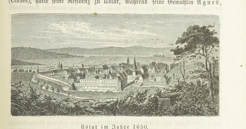 An illustration from Vaterländische Geschichten und Denkwürdigkeiten der Vorzeit der Lande Braunschweig und Hannover ... Zweite Auflage, vollständig umgearbeitet und vermehrt von F. Spehr, etc, 1881, leaf 495