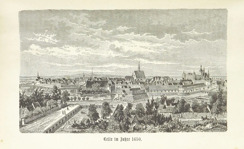 An illustration from Vaterländische Geschichten und Denkwürdigkeiten der Vorzeit der Lande Braunschweig und Hannover ... Zweite Auflage, vollständig umgearbeitet und vermehrt von F. Spehr, etc, 1881, leaf 512
