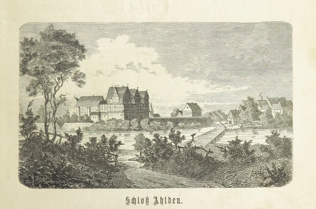 An illustration from Vaterländische Geschichten und Denkwürdigkeiten der Vorzeit der Lande Braunschweig und Hannover ... Zweite Auflage, vollständig umgearbeitet und vermehrt von F. Spehr, etc, 1881, leaf 55
