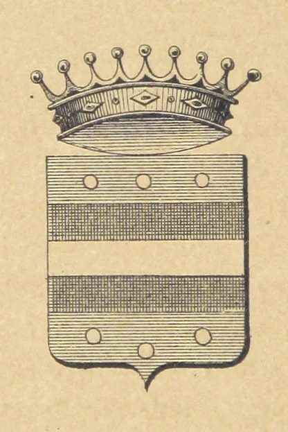 An illustration from Essai historique sur la Baronnie de Pujols en Agenais, 1891, leaf 140