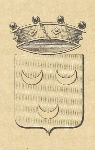 An illustration from Essai historique sur la Baronnie de Pujols en Agenais, 1891, leaf 158