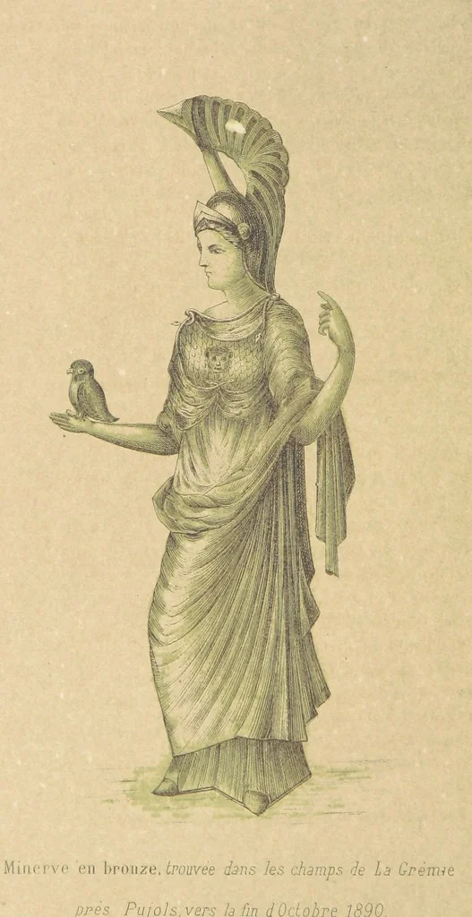 An illustration from Essai historique sur la Baronnie de Pujols en Agenais, 1891, leaf 240
